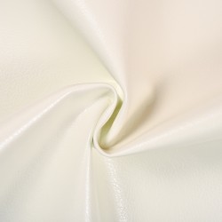 Ткань Дерматин (Кожзам) для мебели, цвет Белый (на отрез)  в Ишим