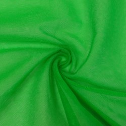 Фатин (мягкий), цвет Светло-зеленый (на отрез)  в Ишим