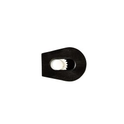 Зажим для шнура 4 мм KL  Чёрный + Белый (поштучно)  в Ишим