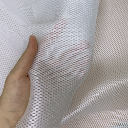 Сетка 3D трехслойная Air mesh 160 гр/м2, цвет Белый (на отрез)  в Ишим
