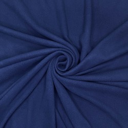 Флис Односторонний 130 гр/м2, цвет Темно-синий (на отрез)  в Ишим