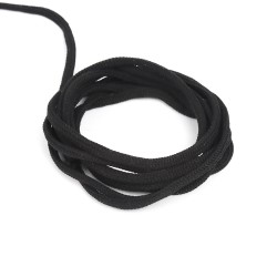 Шнур для одежды 4,5 мм, цвет Чёрный (на отрез)  в Ишим