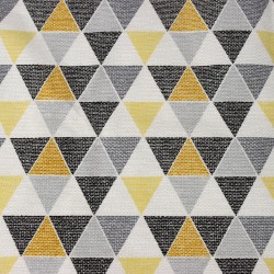 Интерьерная ткань Дак (DUCK), принт &quot;Малые Треугольники&quot; (на отрез)  в Ишим