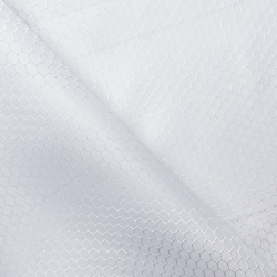 Ткань Оксфорд 300D PU Рип-Стоп СОТЫ, цвет Белый (на отрез)  в Ишим