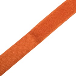Контактная лента 25мм цвет Оранжевый (велькро-липучка, на отрез)  в Ишим