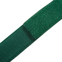 Контактная лента 40мм (38мм) цвет Зелёный (велькро-липучка, на отрез)  в Ишим
