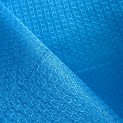 Ткань Оксфорд 300D PU Рип-Стоп СОТЫ, цвет Голубой (на отрез)  в Ишим
