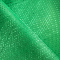 Ткань Оксфорд 300D PU Рип-Стоп СОТЫ, цвет Зелёный (на отрез)  в Ишим