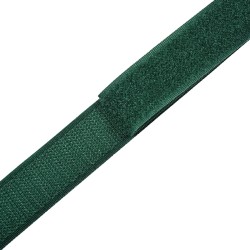 Контактная лента 25мм цвет Зелёный (велькро-липучка, на отрез)  в Ишим